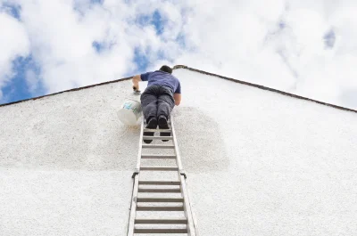 Peinture extérieure à Courtieux — façades et ravalement
